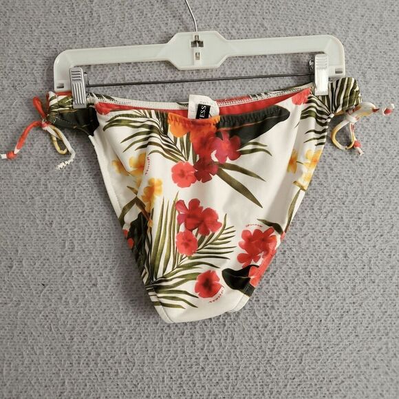 Guess Women's USA Made Hibiscus Bikini Set  Strappy String Bikini Large - Picture 3 of 10